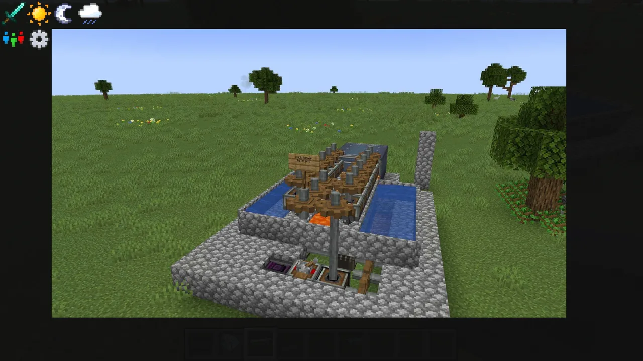 cobblestone generator with Create