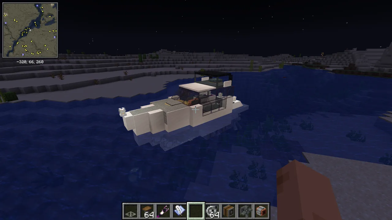 the tiny yacht