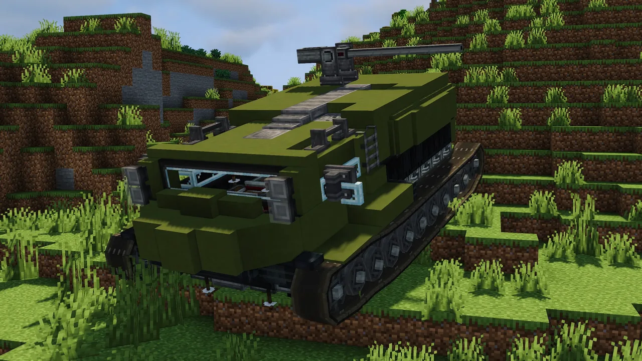 APC with an automatic cannon and an automatic targeting system