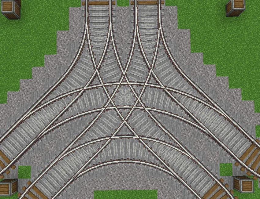 Train Intersection K Pattern