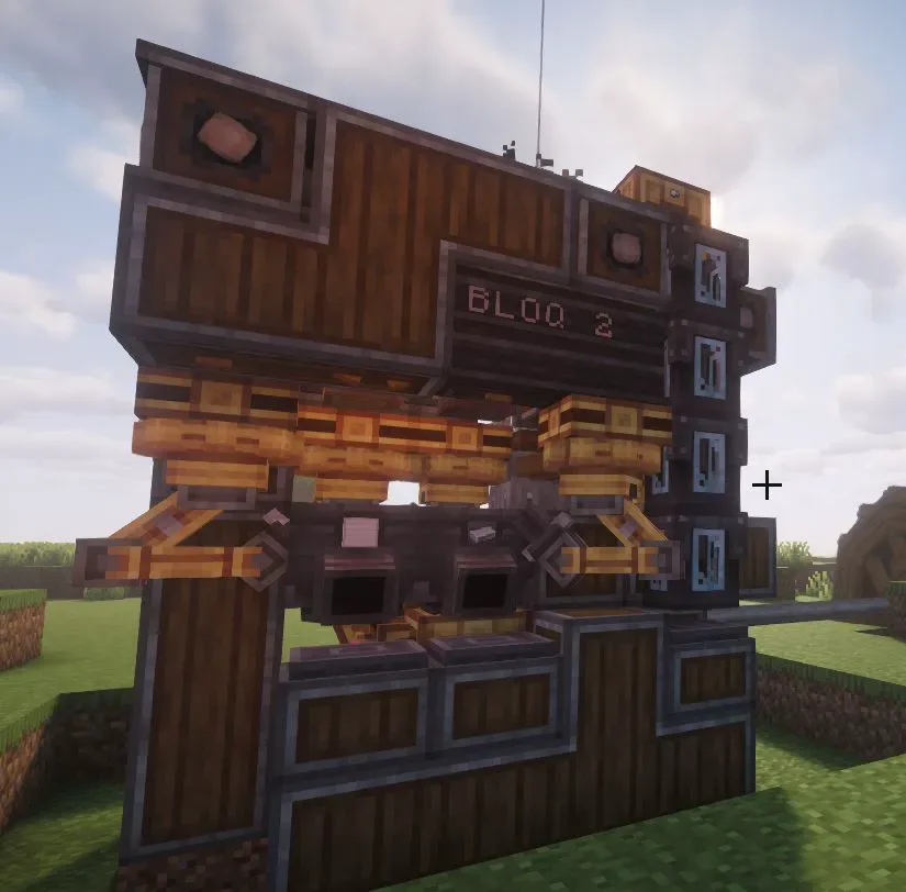 Super-compact iron block farm