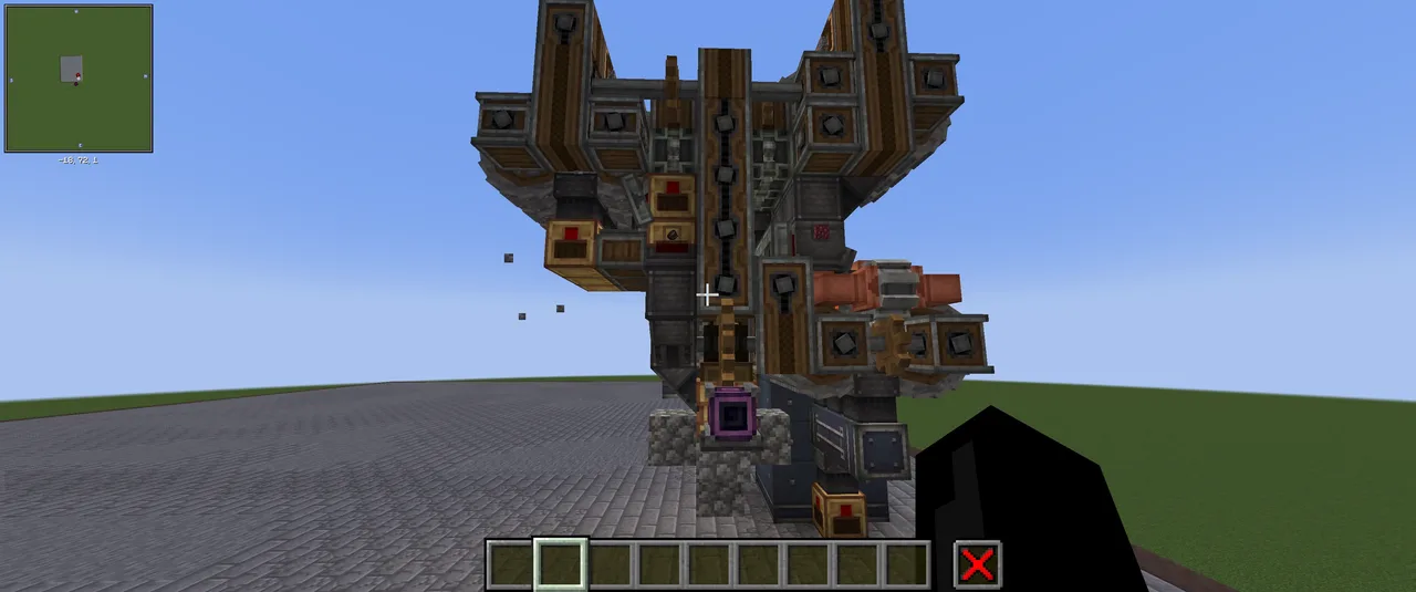 Crushed raw iron factory