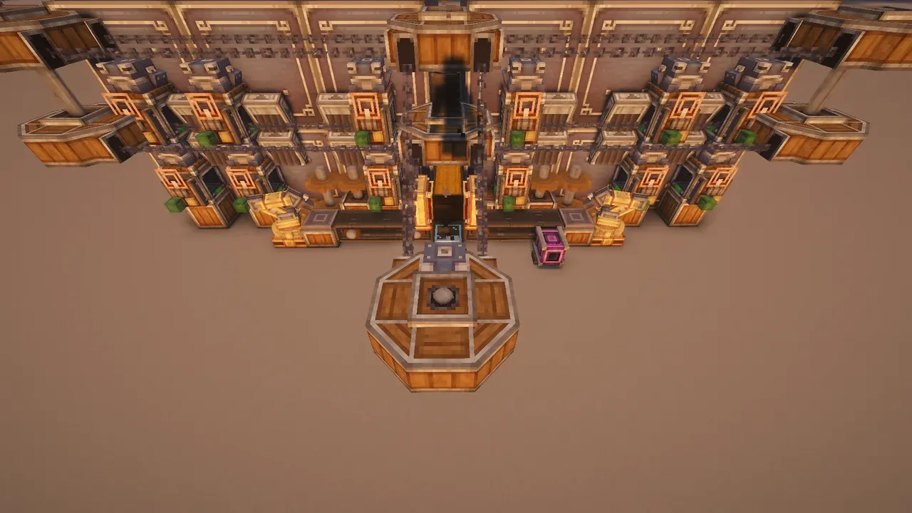 Mega storage vault with 12, 3x3x9 item vaults capable of holding 19 440 stacks of items