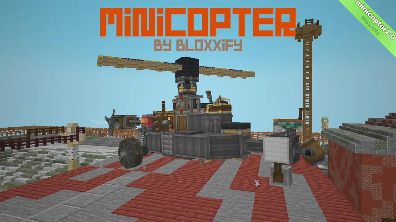 RUST Flying Mini Helicopter (Check Desc.)