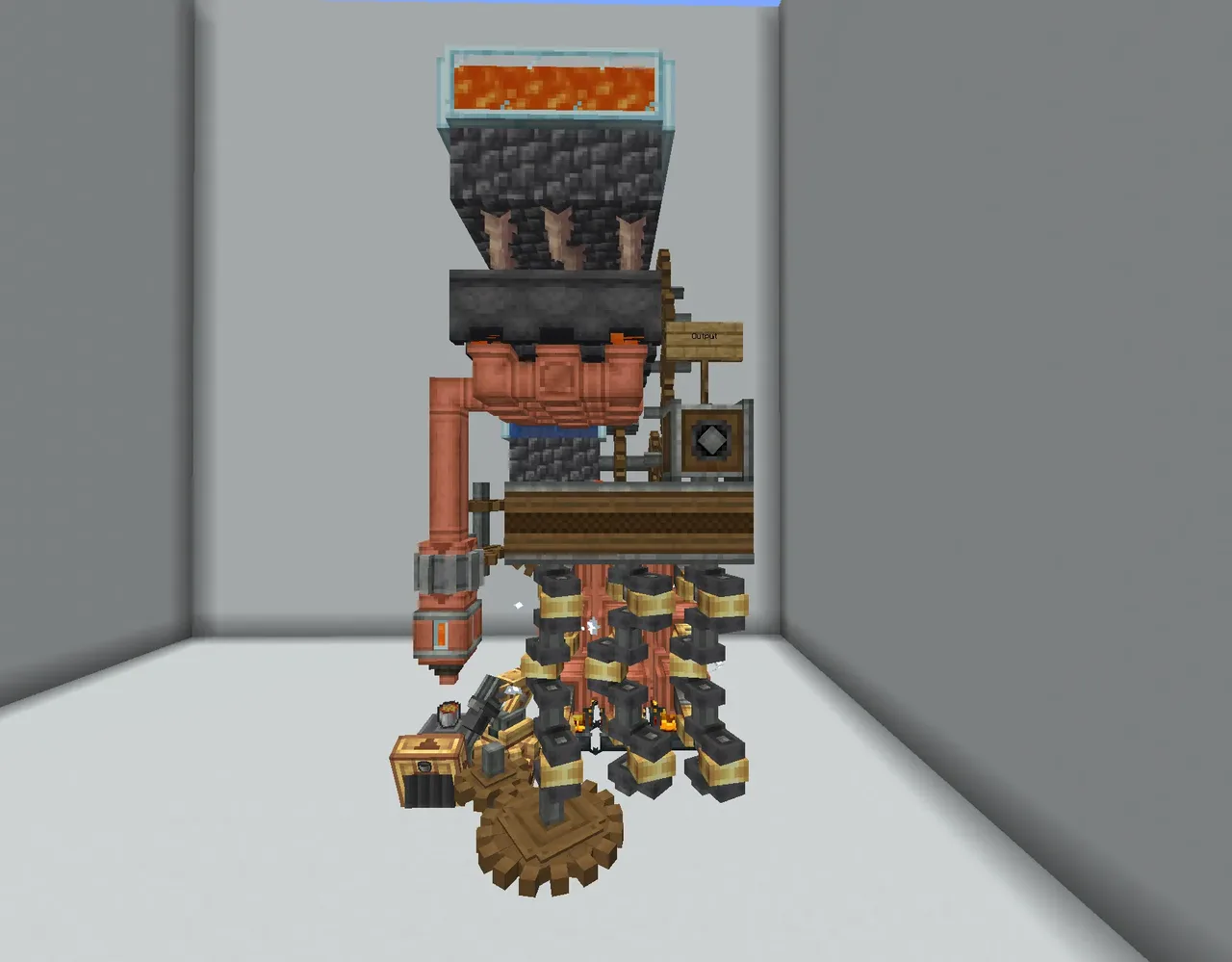 5x8x11 Level 9 Self-sufficient Steam engine