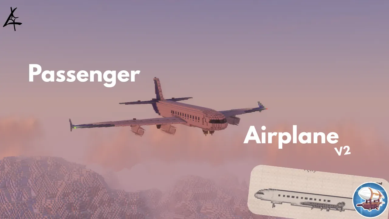 Passenger Airplane V2 L/A a353x
