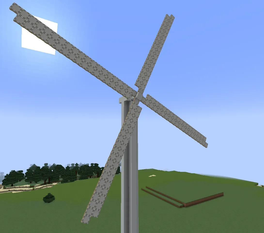 Windmill Turbine (Gearshift at the bottom)