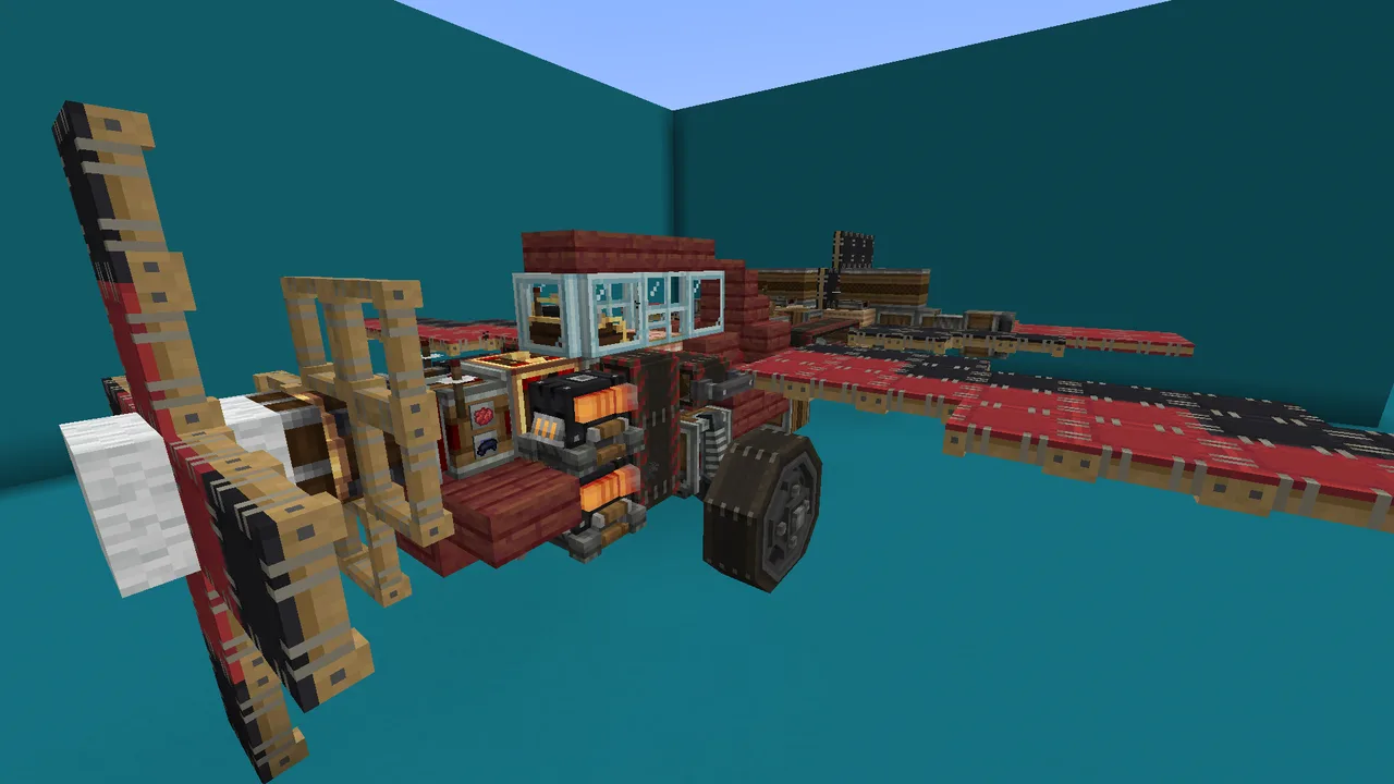 airplane from trailer