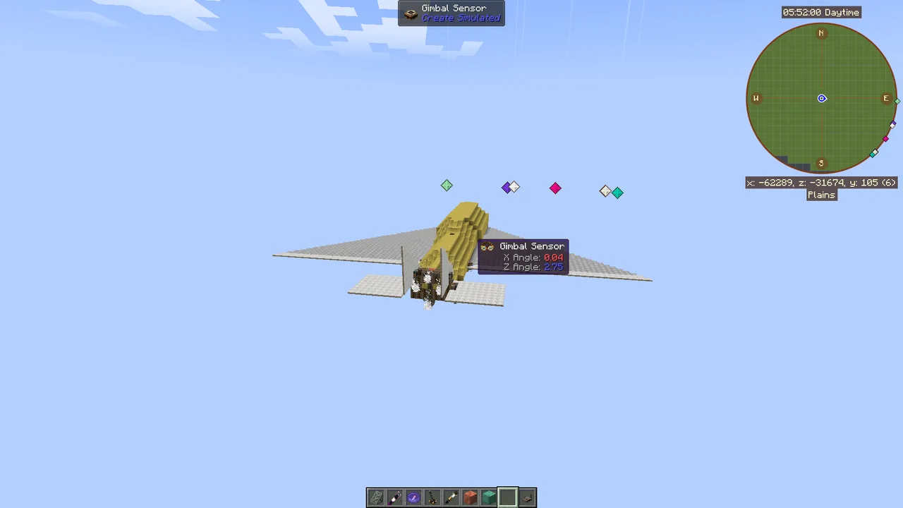 Back Propelled Thruster Plane