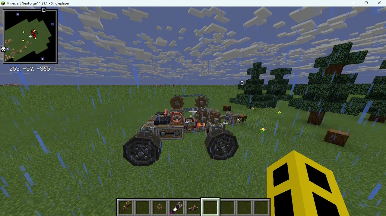 Super cheap wood choper car