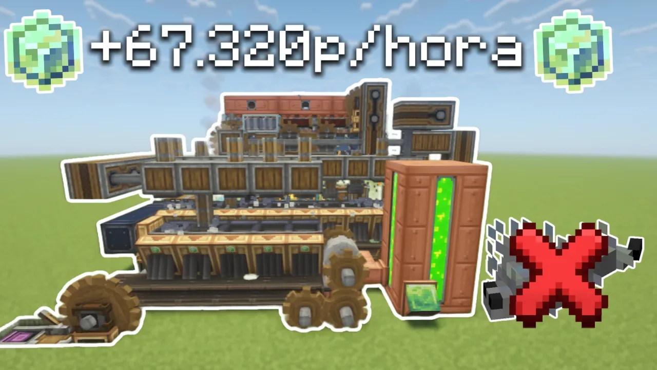 The BEST XP Farm in Create Mod — NO SILVERFISH!