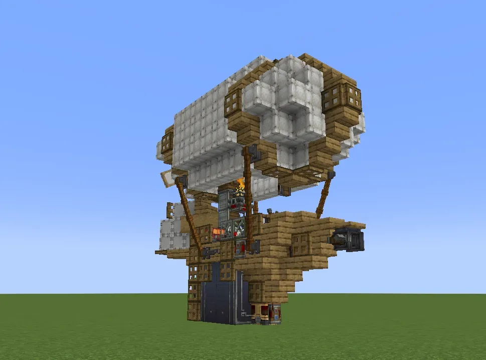 Mini airship with storage system