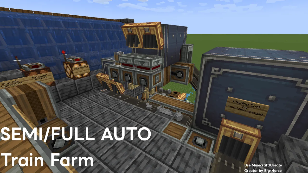 Create SEMI/FULL-AUTO Train Farm