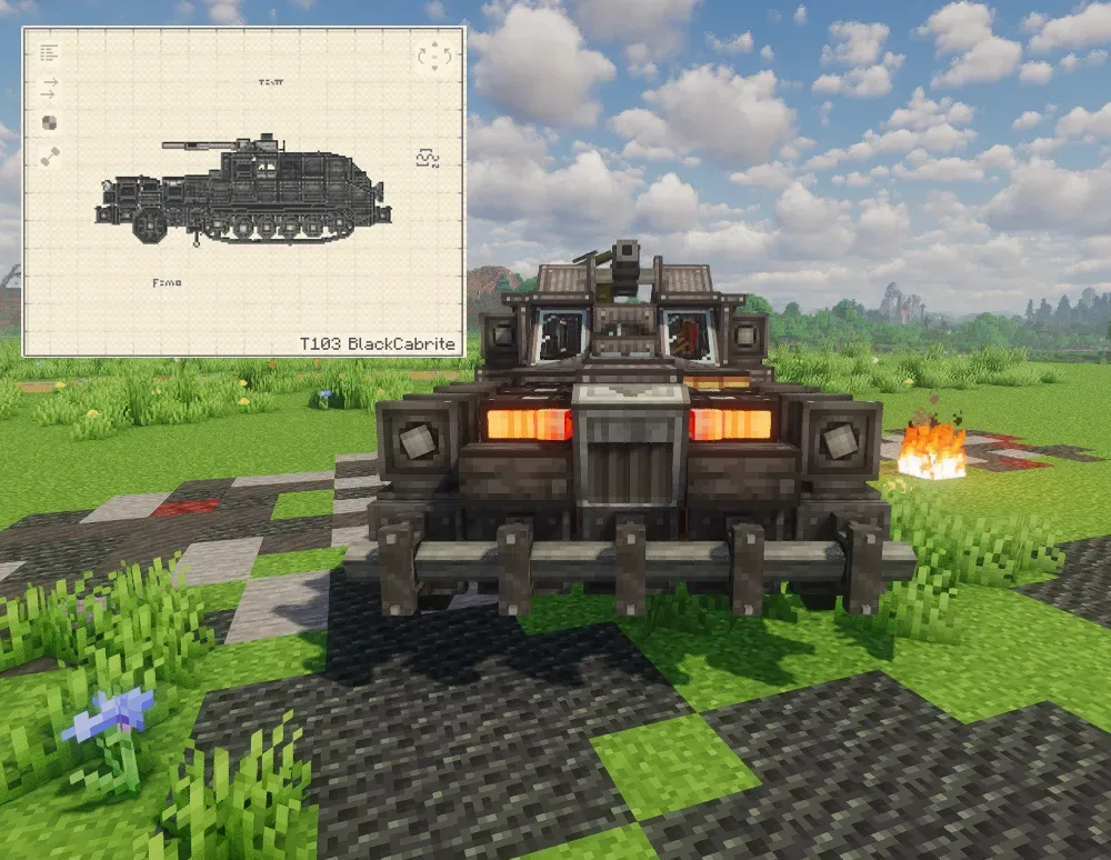 T103-BlackCabrite（Sd.Kfz. 250 Half-track Tribute)