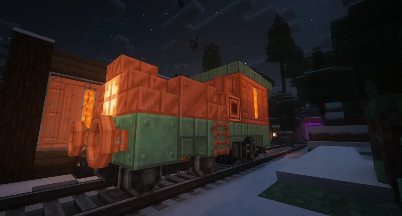 Copper Lava Train