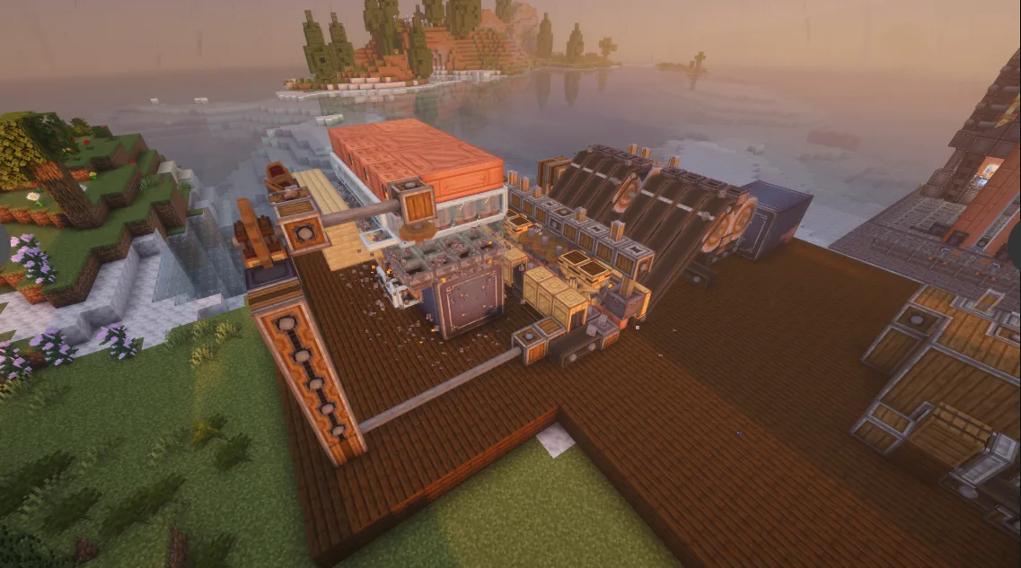 Tuff Farm with Automatic Ore Processing – Create Mod