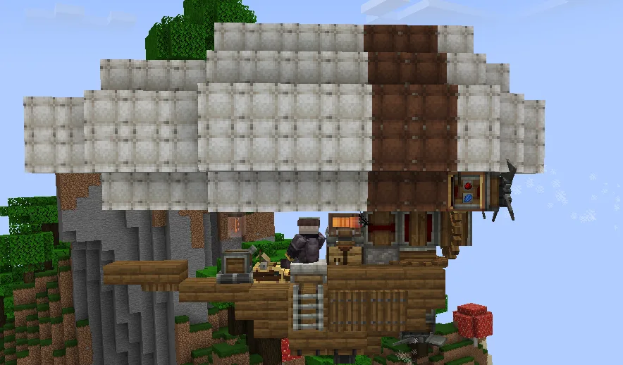 Compact WASD-Controlled Airship