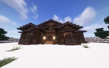 cozy winter cottage