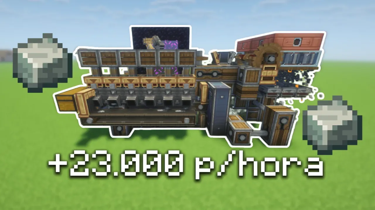 23,000+ Andesite Alloy per Hour!