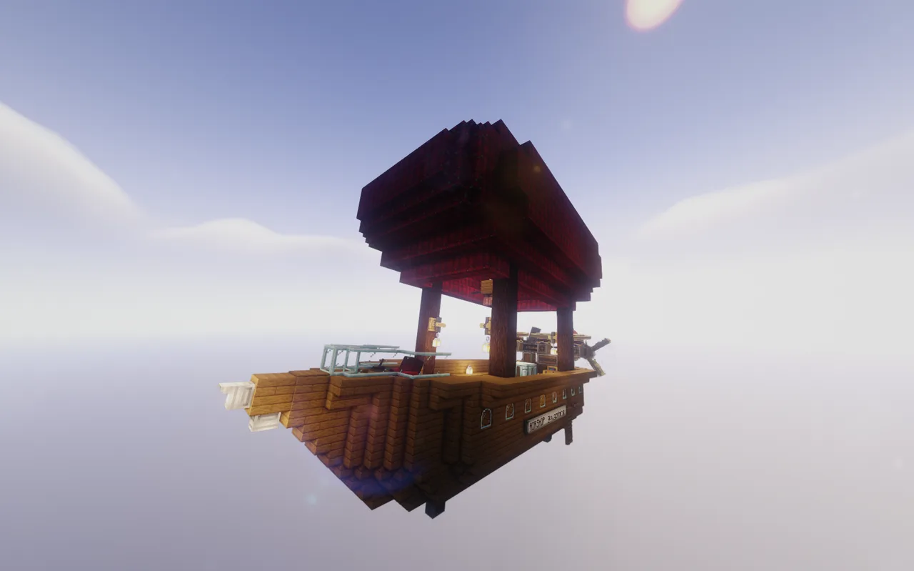 Small Red Airship