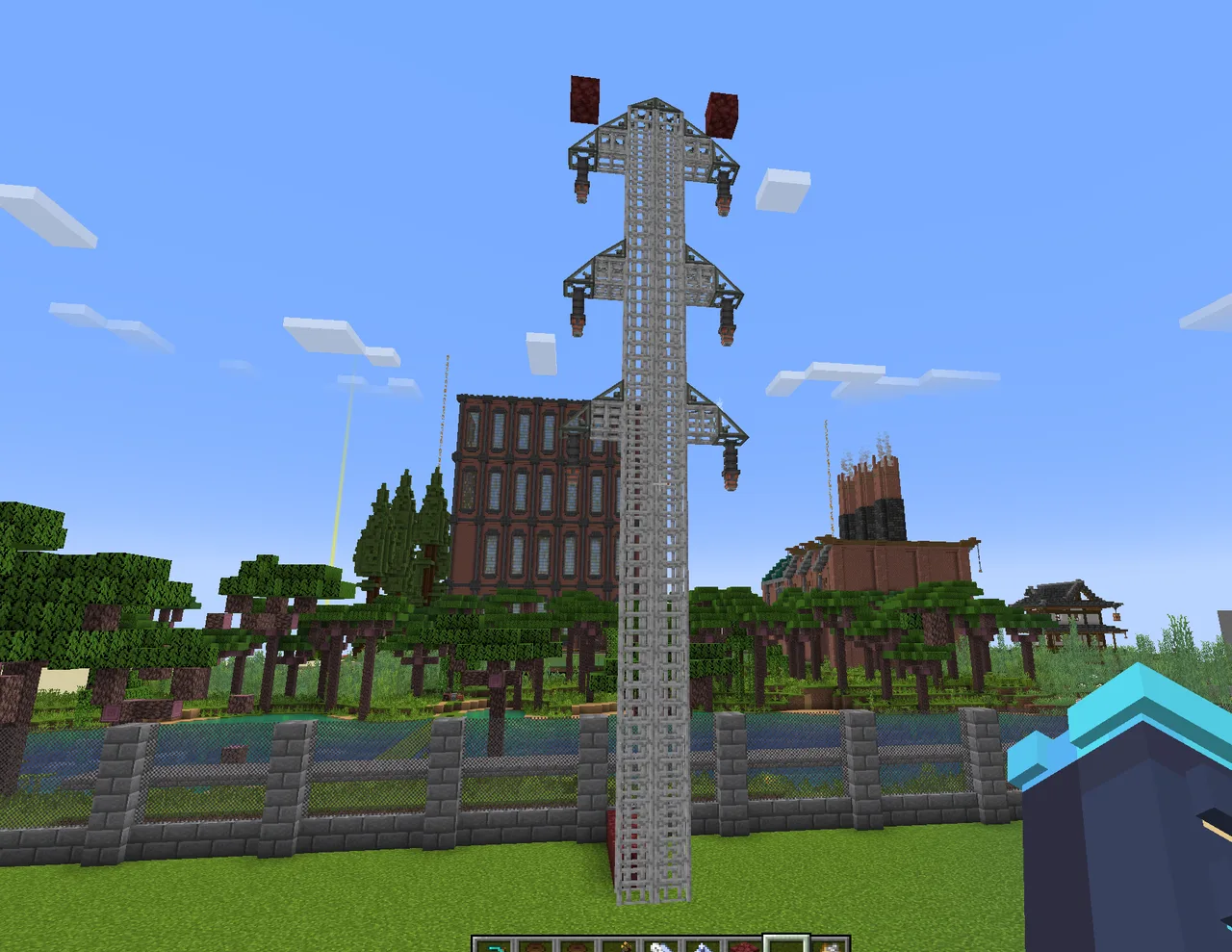 6 Phase High Voltage Transmission Tower