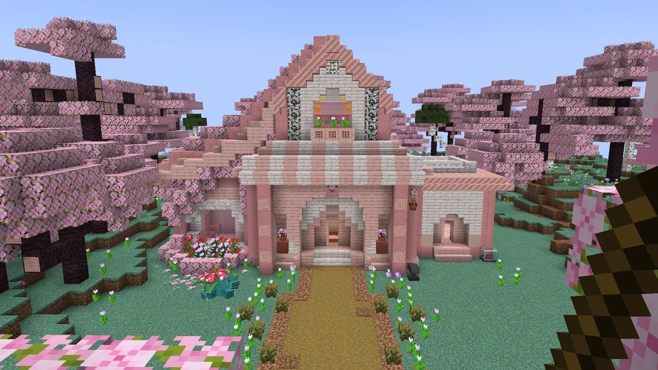 Cobbleverse Spring Skylands House