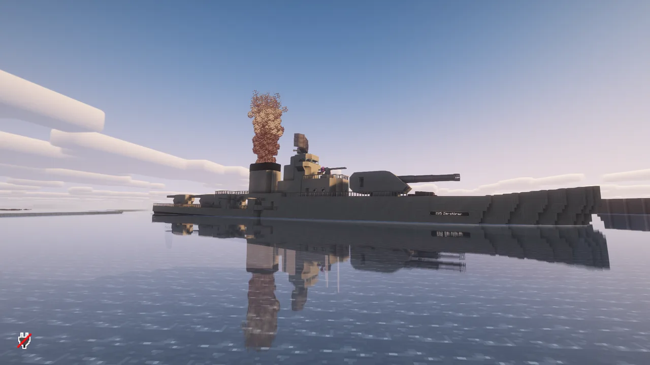 German Z25 Zerstörer class ship