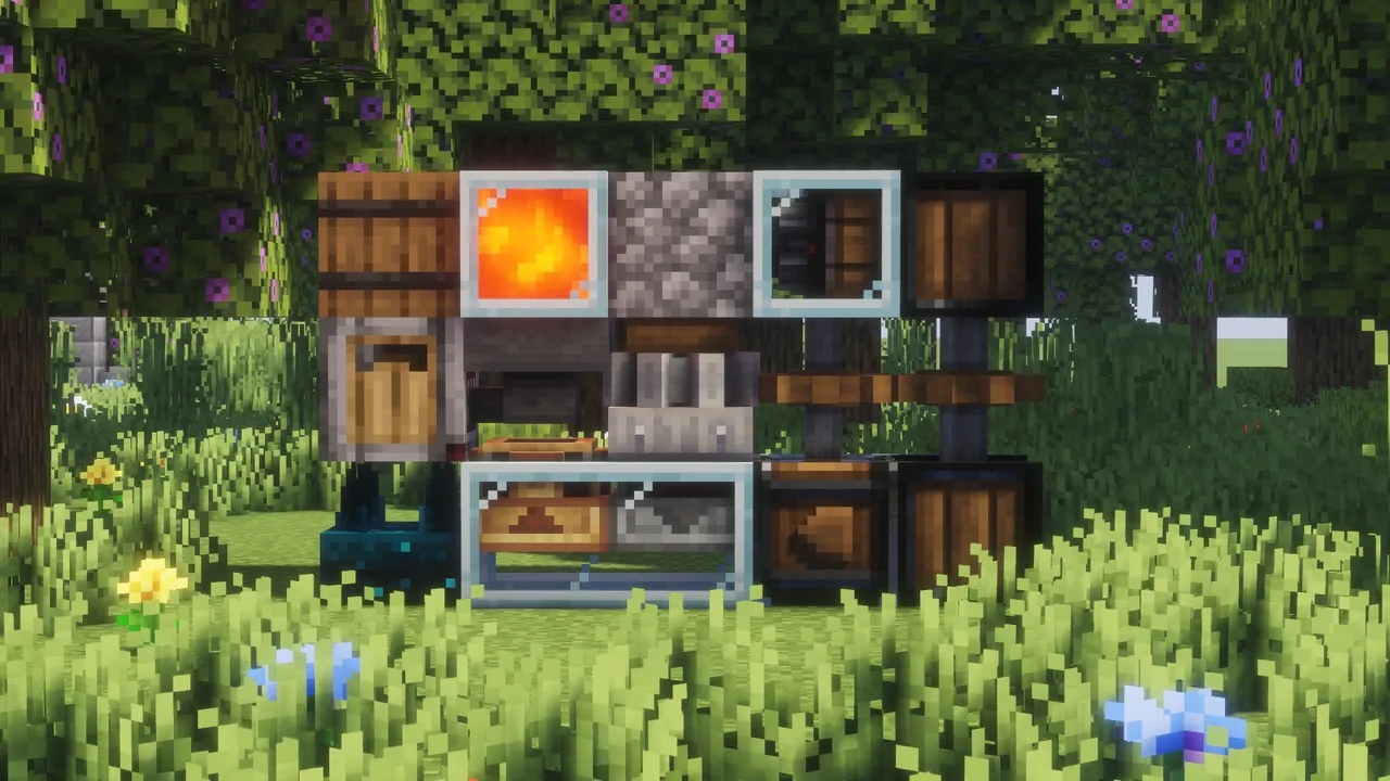 Most compact Iron farm [5x1x3] 61 ingots/h
