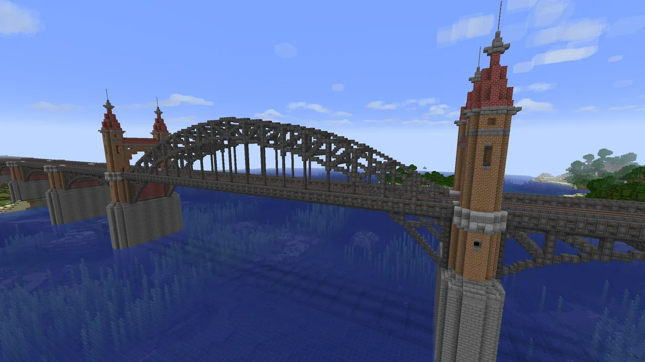 The iron-stone bridge. Upper arch