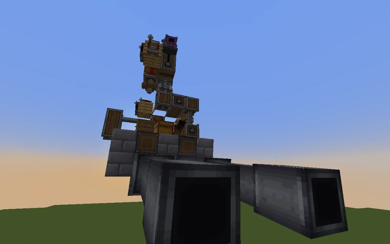 Dual Aimable Autoloading Cannons