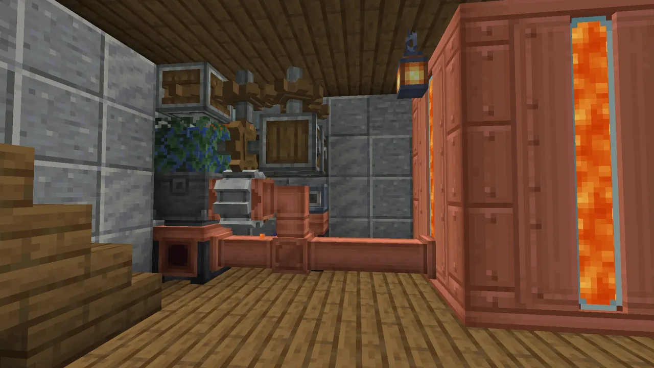 Super Compact Airship Lava Farm