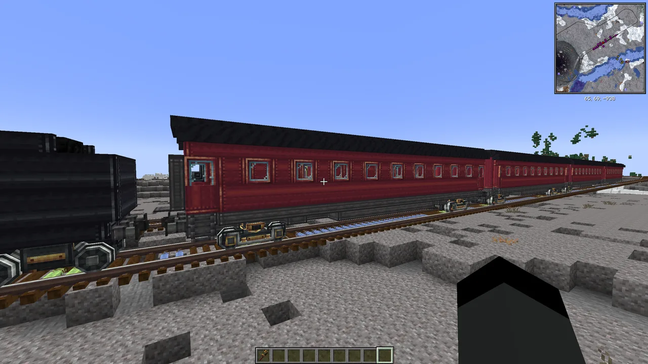 Red Passenger Train Car