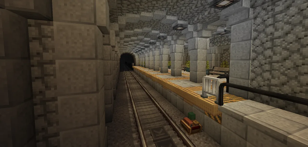small subway station