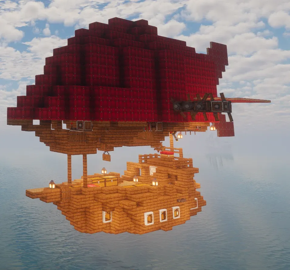 Simple slow small airship