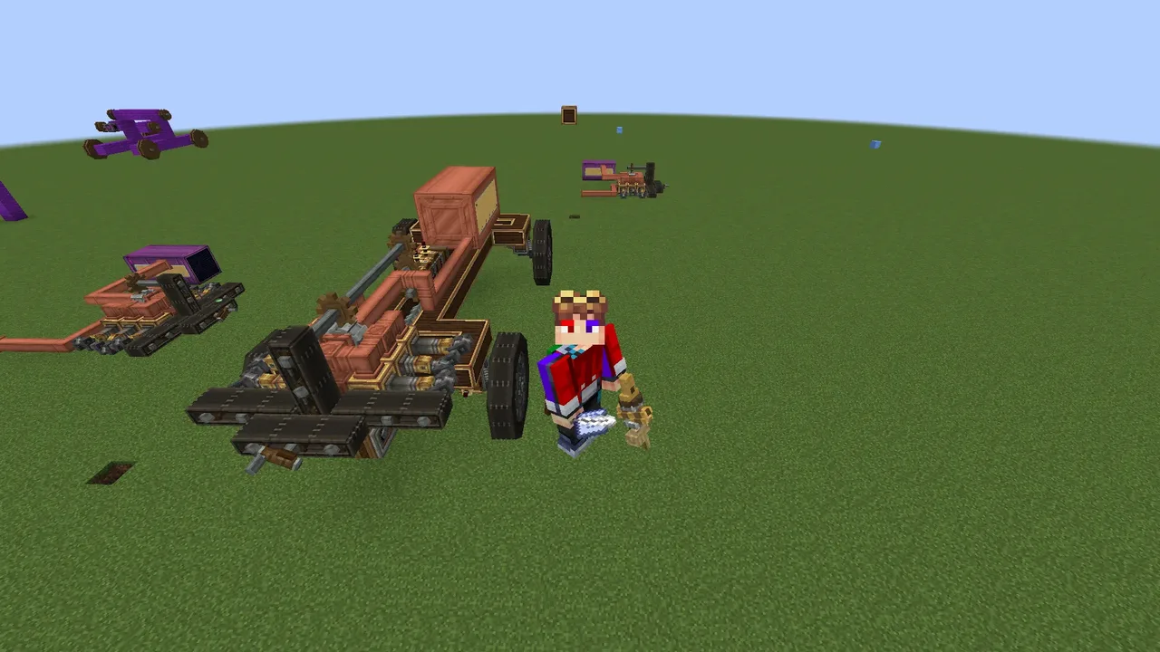 v6 horisontal self fuel car