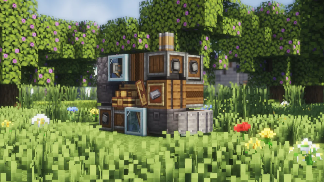 Compact Iron farm v2 [4x2x3] 89 ingots/h