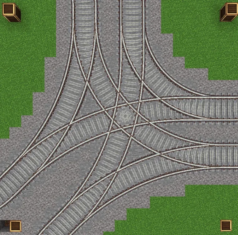 Train Intersection Y Pattern