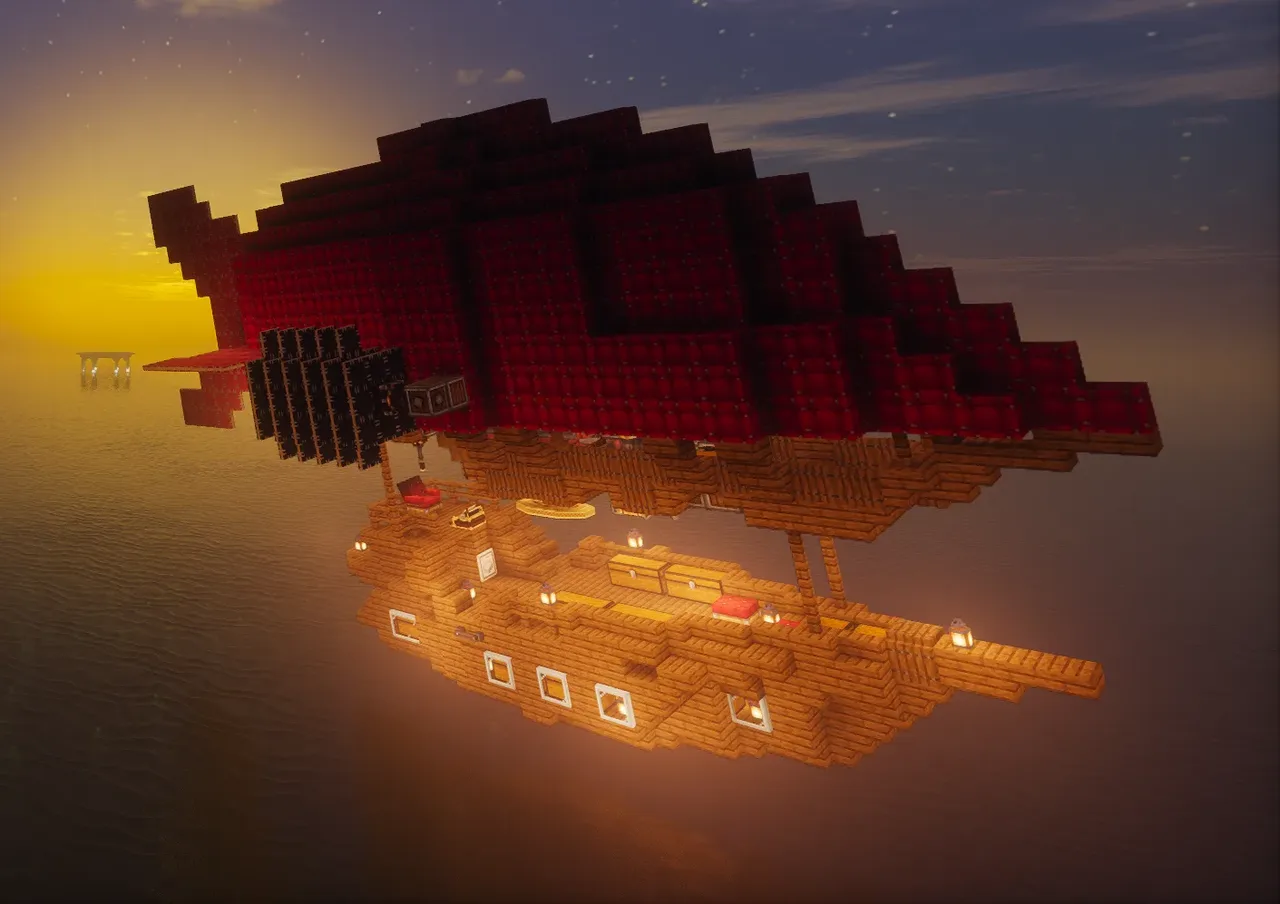 Fast small airship (steam)