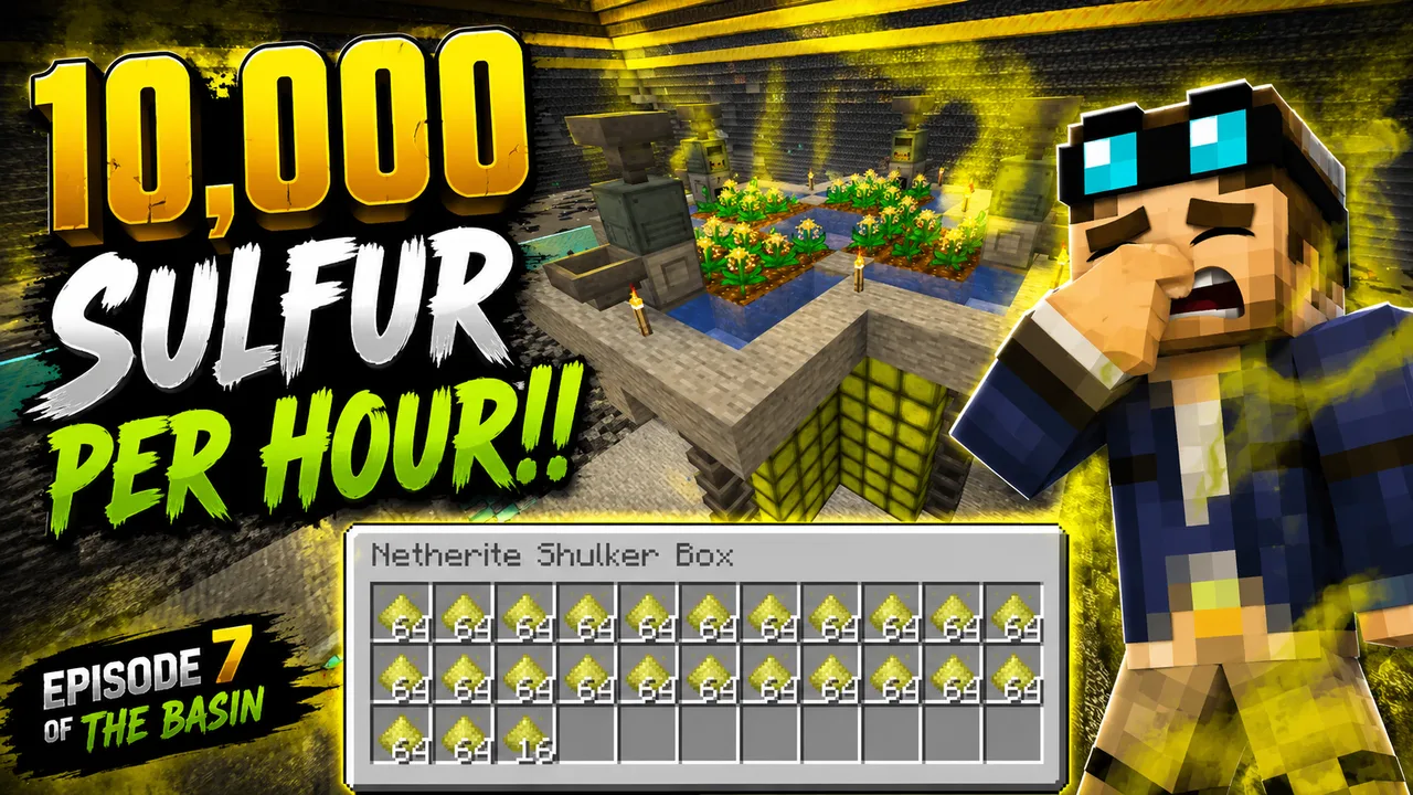 Easy Sulfur Farm - Mystical Agriculture ATM10