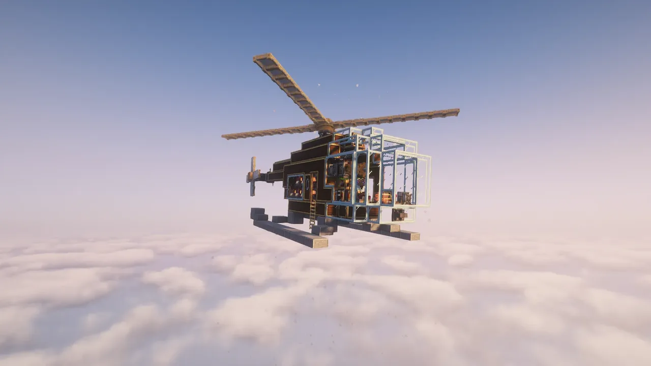 Personal helicopter survival-friendly