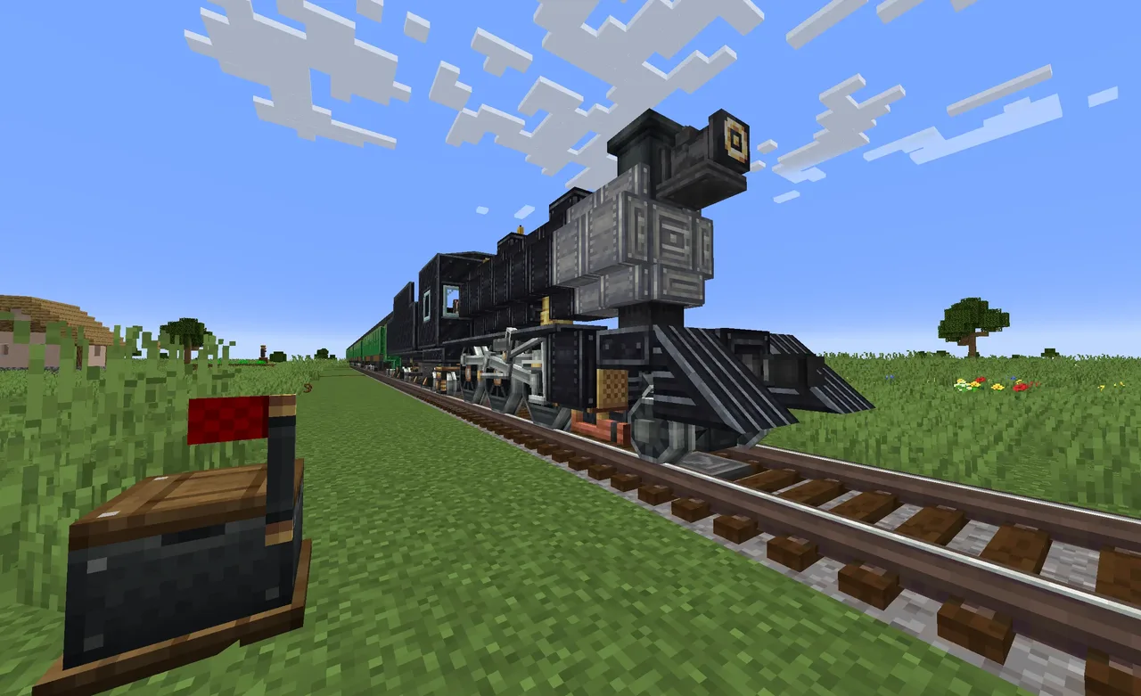 Large 2-6-2 Steam Locomotive