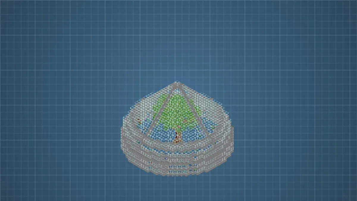Honey dome with tree
