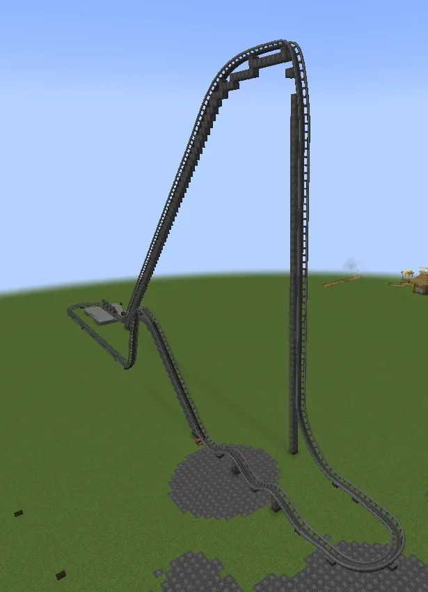 Large drop coaster