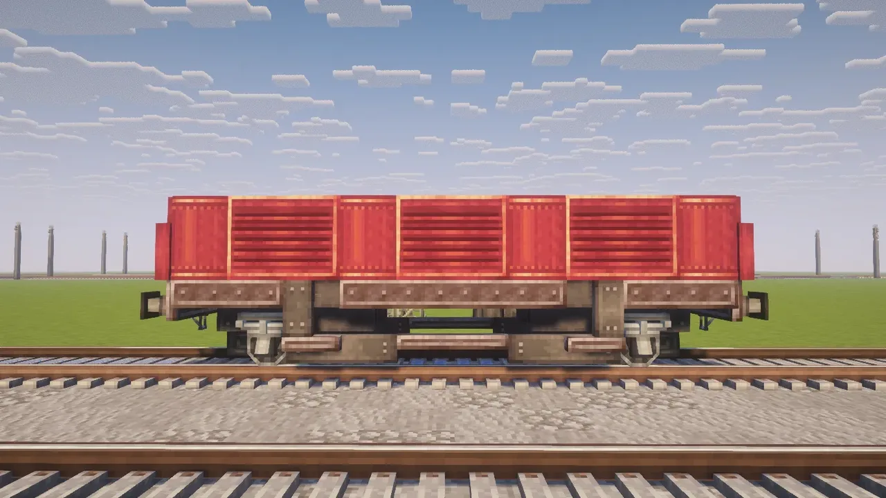 Freight Red Open Boxcar (Empty)