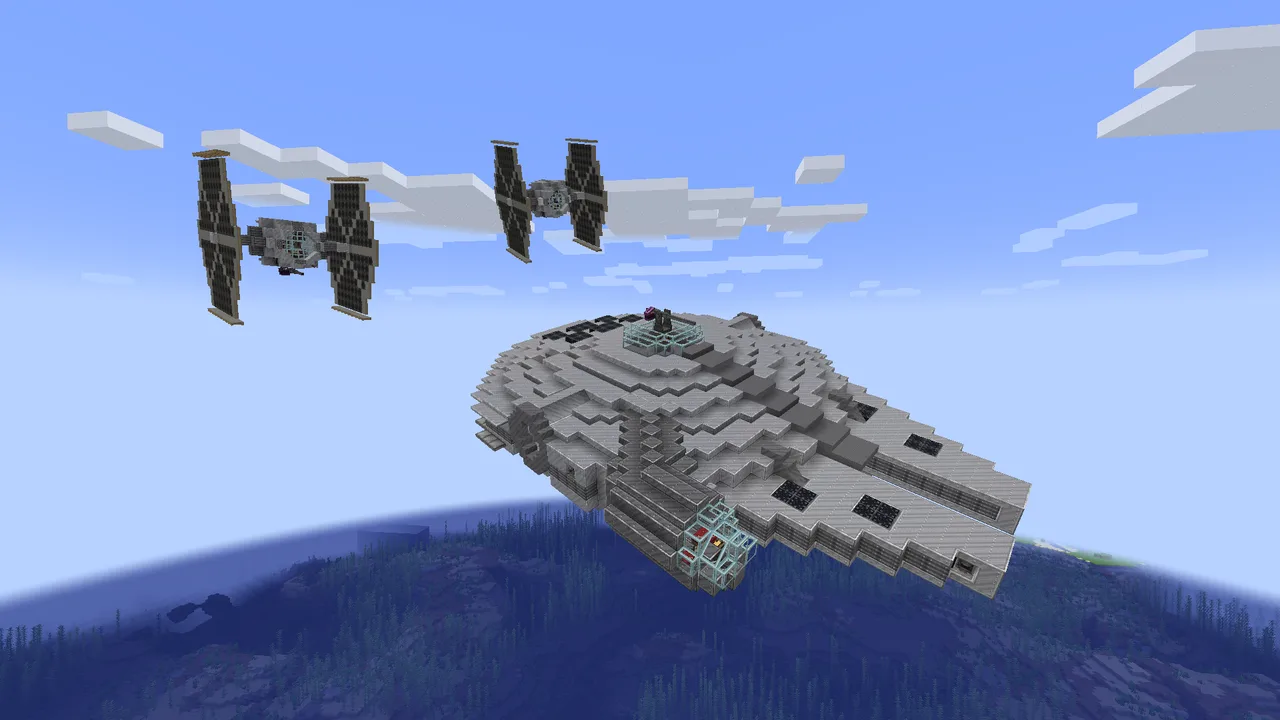 Millennium Falcon / TIE Fighter Battle Pack