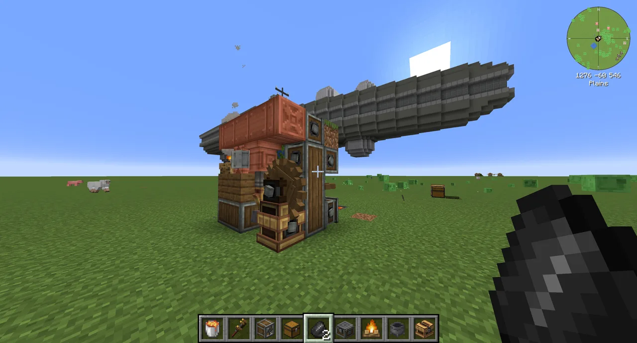 4x4x4 fully self sufficient iron farm