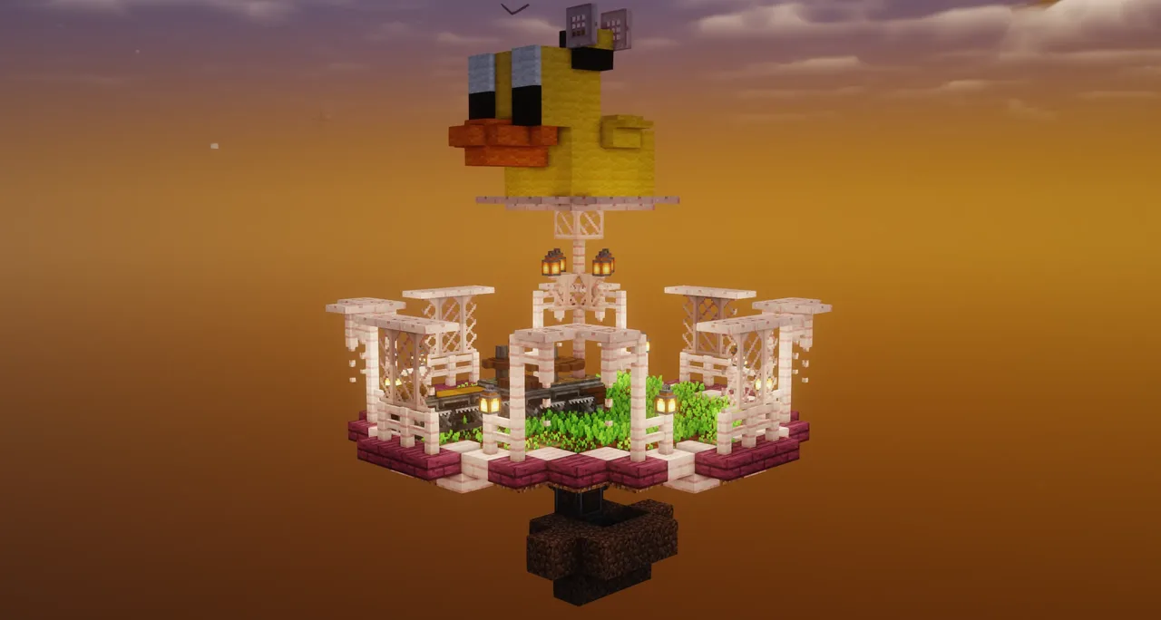 Small Cropfarm with cute Ducky and Bee