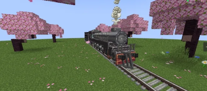 Black Steam Locomotive