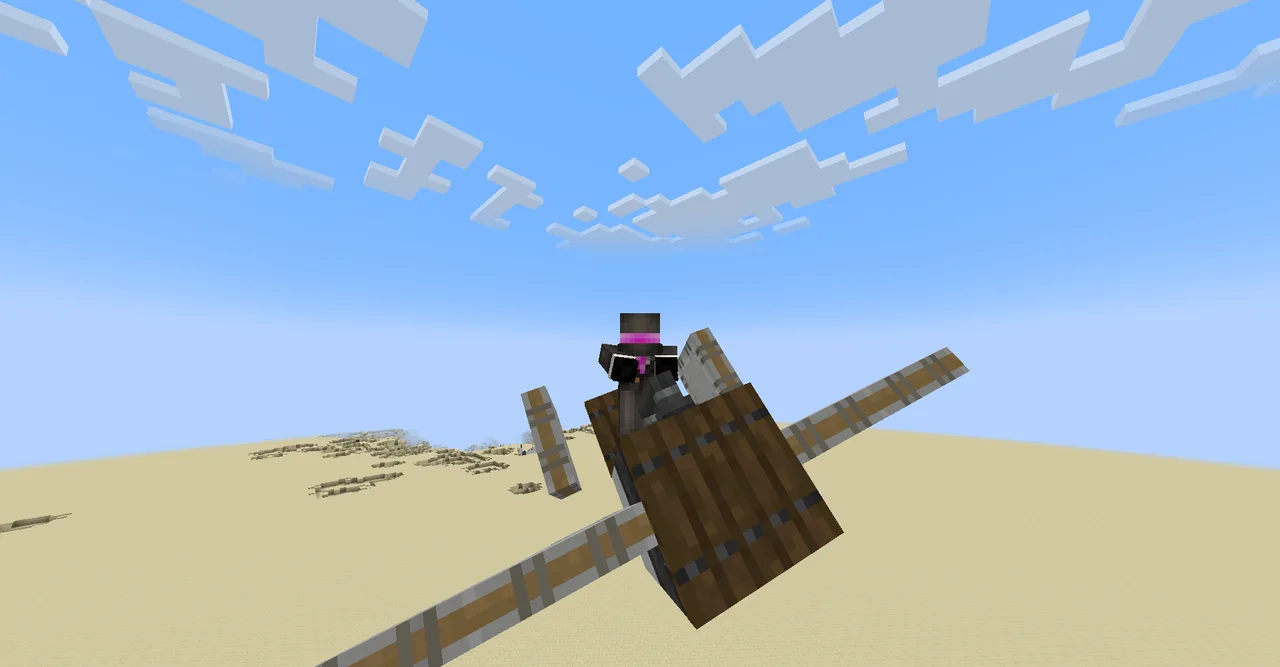 Simple Handle Powered Plane