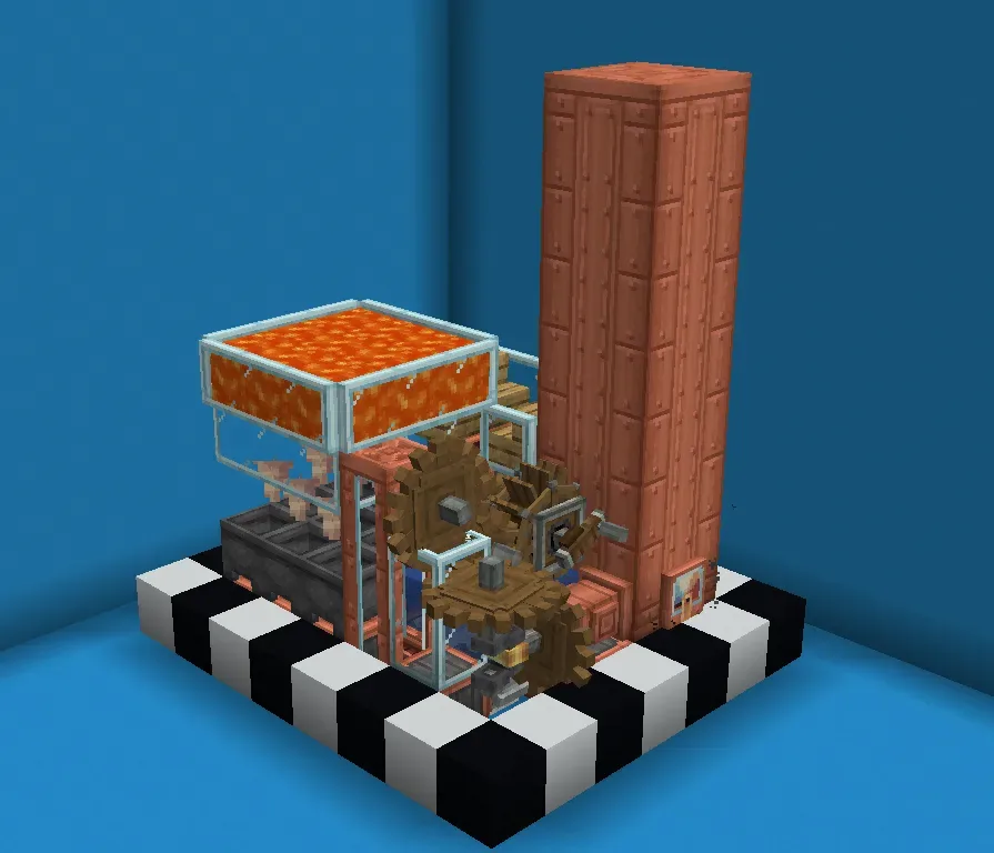 Brassless Lvl8 Steam Engine 7x9x7